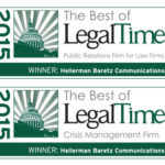Hellerman Communications Named Best PR Firm for Law Firms for Fifth Year Running